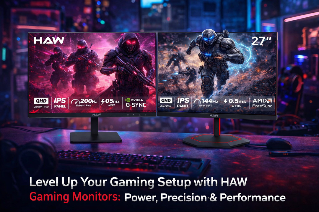🎮 Level Up Your Gaming Setup with HAW Gaming Monitors: Power, Precision & Performance