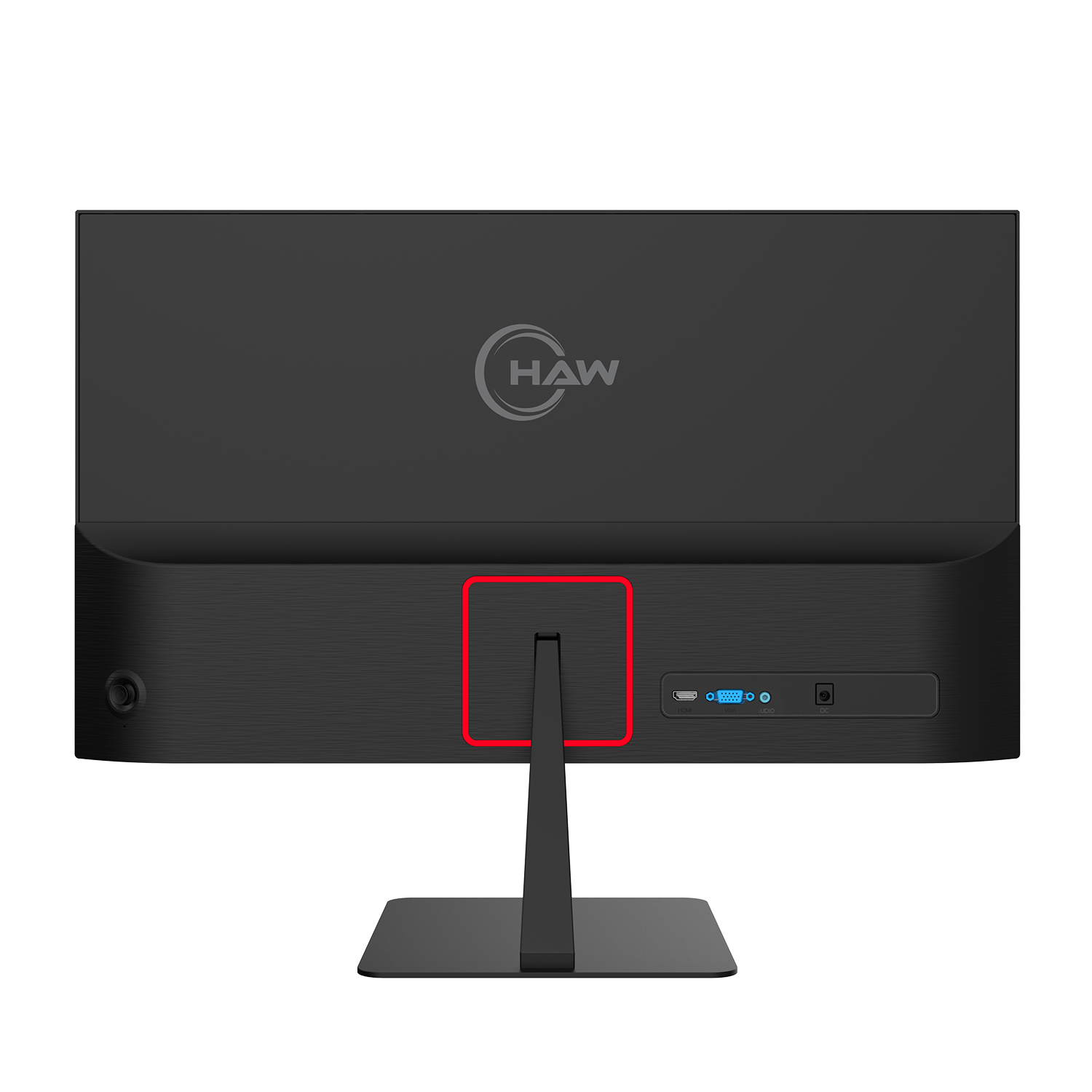 HAW F24IPX 24 Inch Gaming Monitor, FHD (1920×1080) IPS Display, 100Hz Refresh Rate, 0.5ms MPRT, G-Sync & FreeSync Compatible, Built-In Speakers, Flat Screen, PC & Console Ready - Black