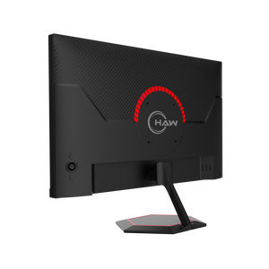HAW Q27IPY 27 Inch Gaming Monitor, QHD (2560×1440) IPS Display, 144Hz Refresh Rate, 0.5ms MPRT, G-Sync & FreeSync Compatible, Built-In Speakers, Flat Screen, PC & Console Ready - Black